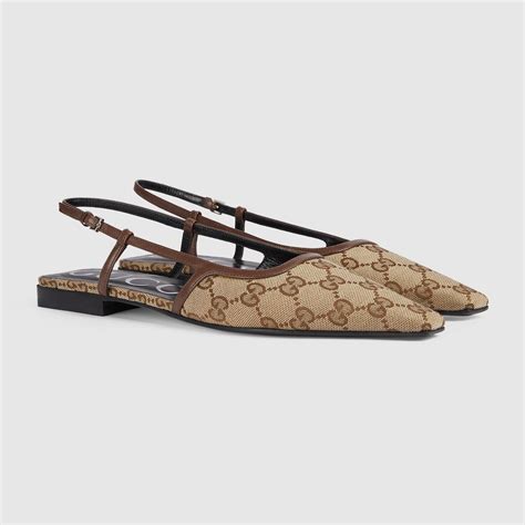 gucci flats women sale|women's gg slingback ballet flat.